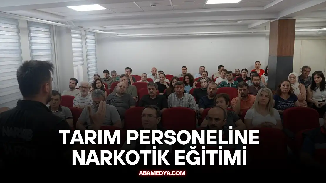 Tarım Personeline Narkotik Eğitimi