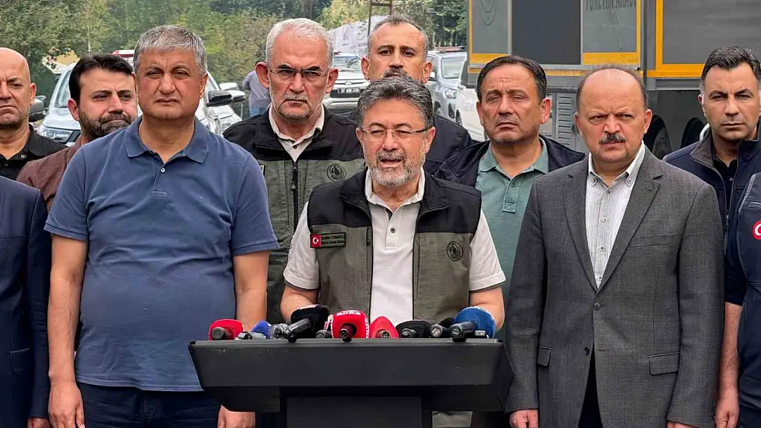 Bakanı Yumaklı:'' yangınlar kontrol altına alındı''