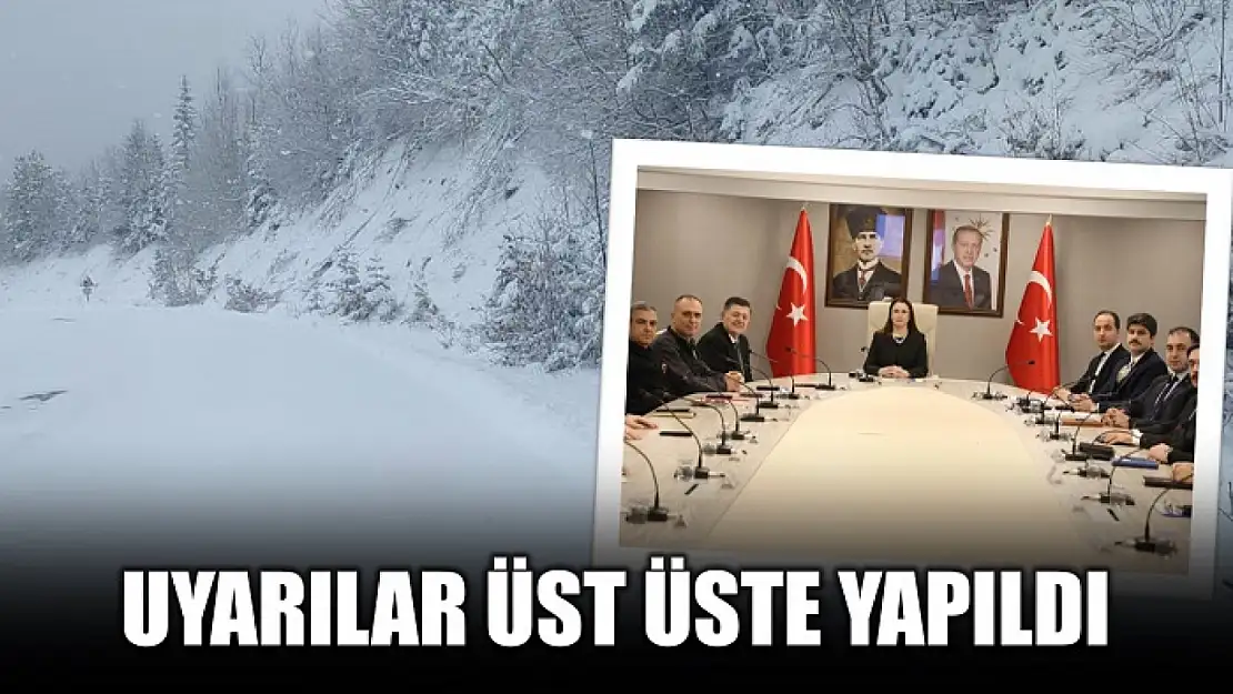 Tedbirler görüşüldü, talimatlar verildi