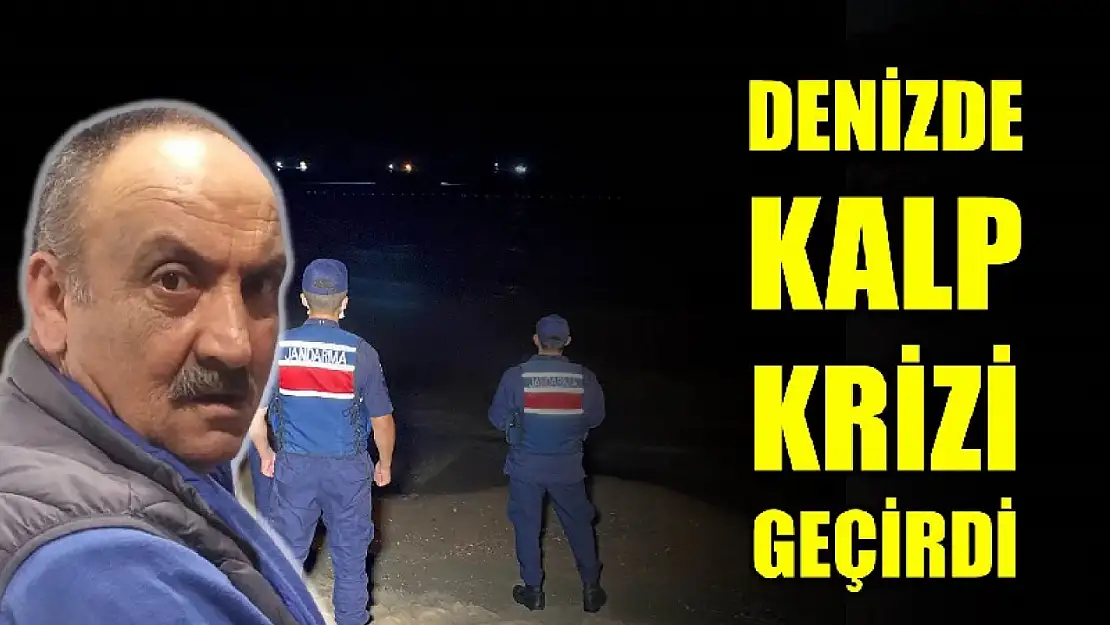 Teknede kalp krizi geçirdi