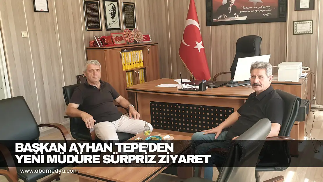 Tepe'den Yeni Müdüre Sürpriz Ziyaret