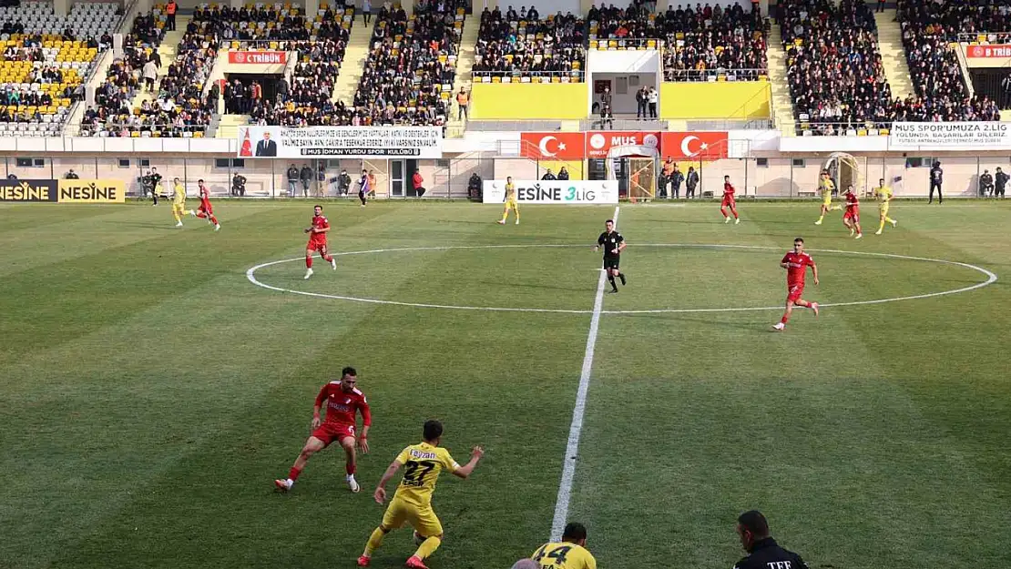 TFF 3. Lig: Muş Spor: 2 - Düzcespor:: 2