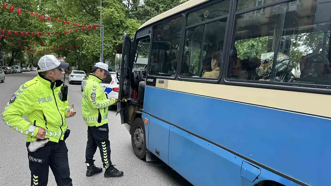 Ticari araçlara denetim yapıldı