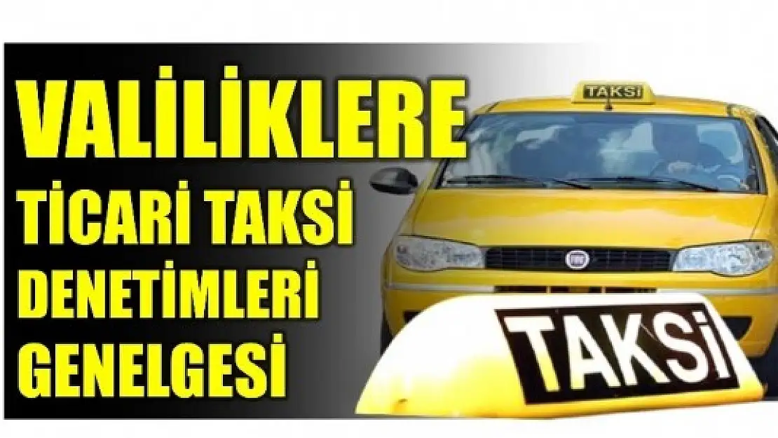 TİCARİ TAKSİLER DENETLENECEK