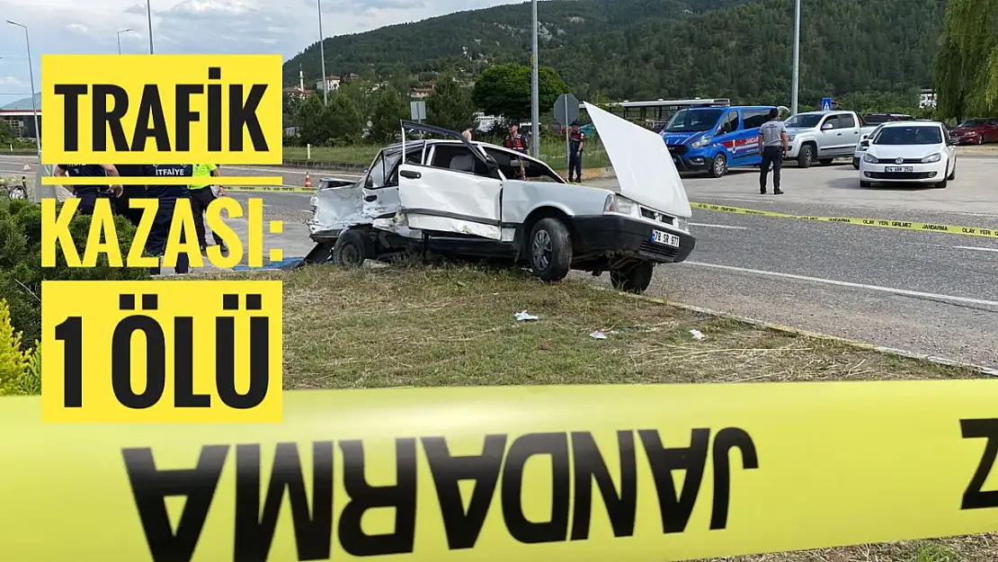 Trafik kazası 1 ölü