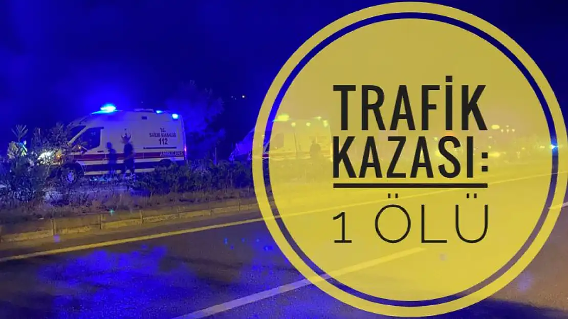 Trafik kazası: 1 ölü
