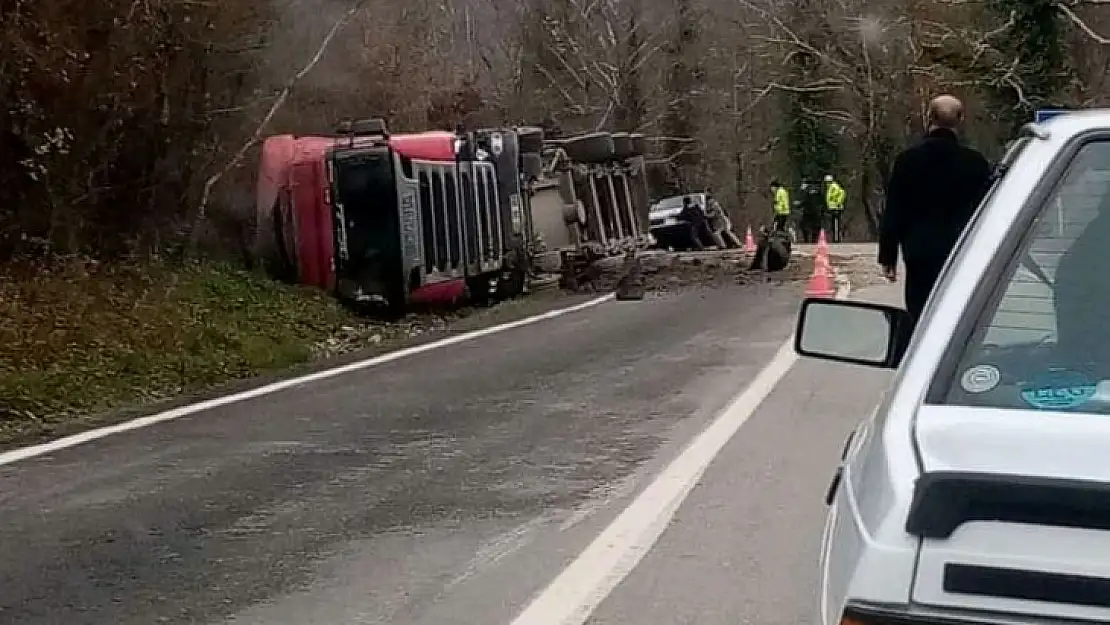 Trafik kazası 1 yaralı