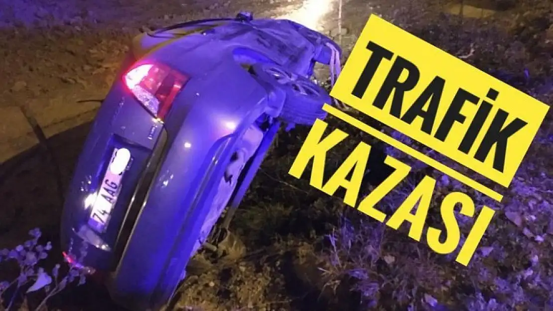 TRAFİK KAZASI 2 YARALI