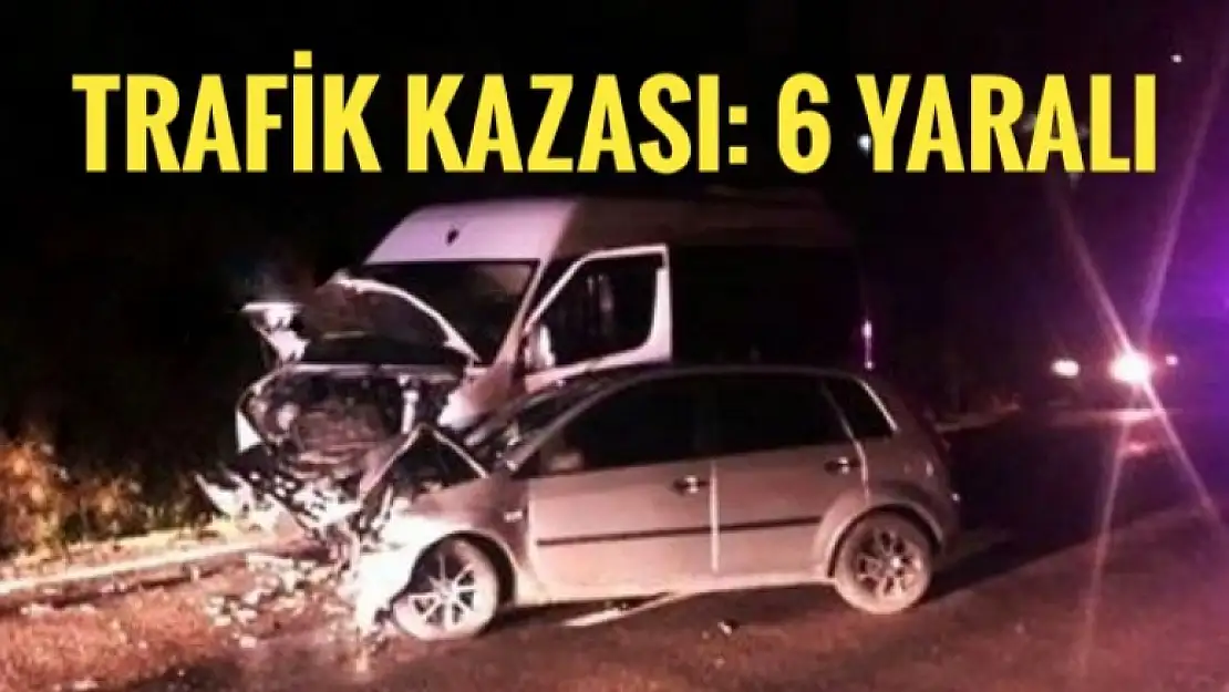 TRAFİK KAZASI: 6 YARALI - VIDEO HABER