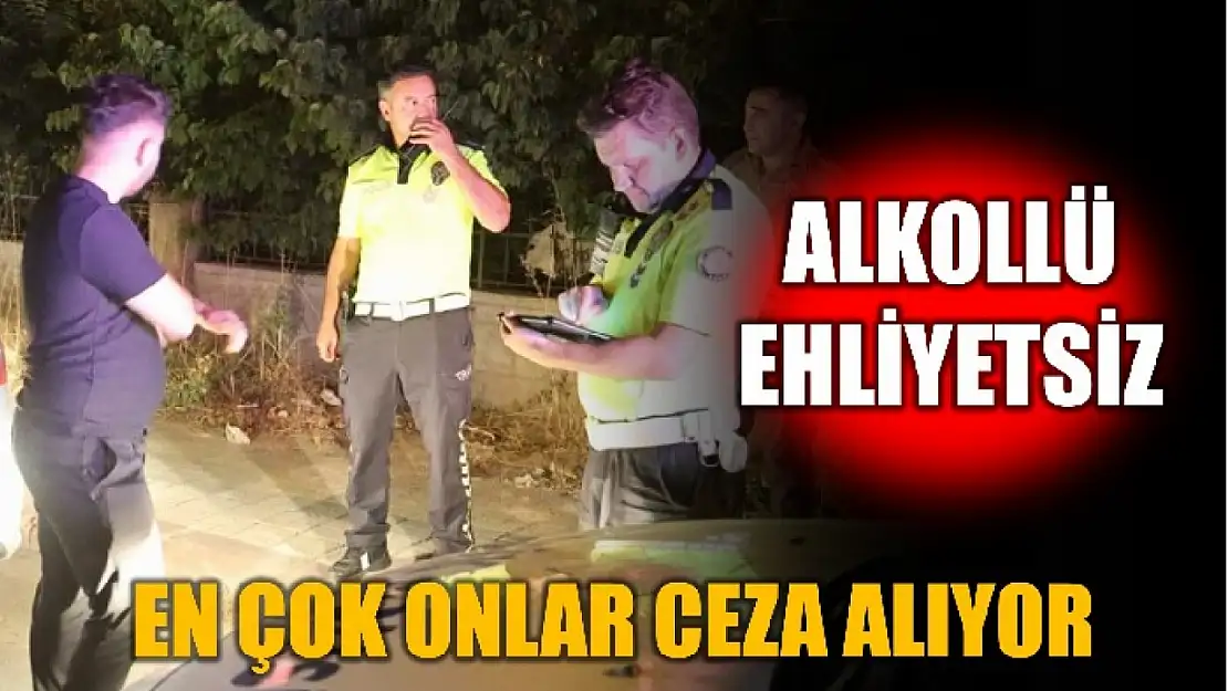 Trafikte ceza yağdı