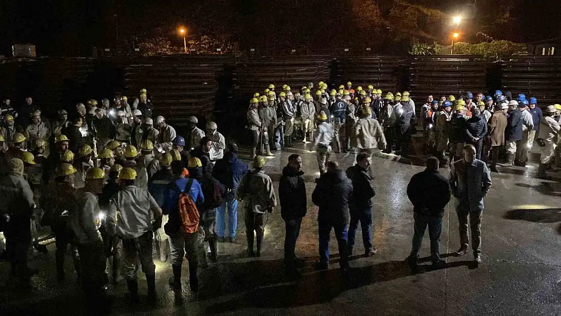 TTK Üzülmez Müessesi'nde gerçeğini aratmayan yangın tatbikatı