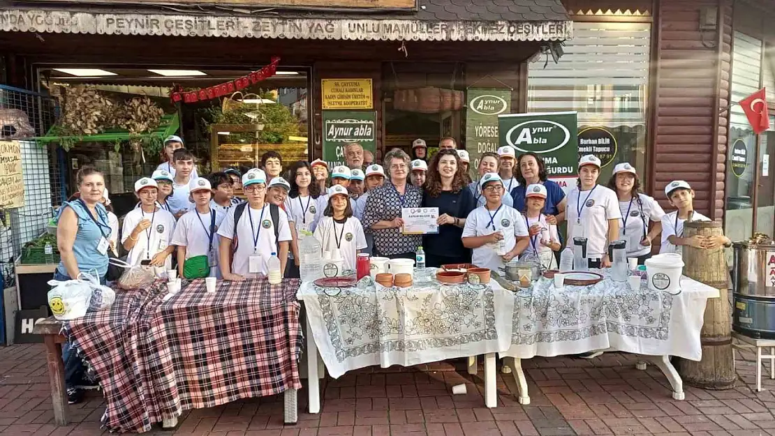 TÜBİTAK projesi  kapsamında Çaycuma'da öğrenciler manda yoğurdunu tattılar