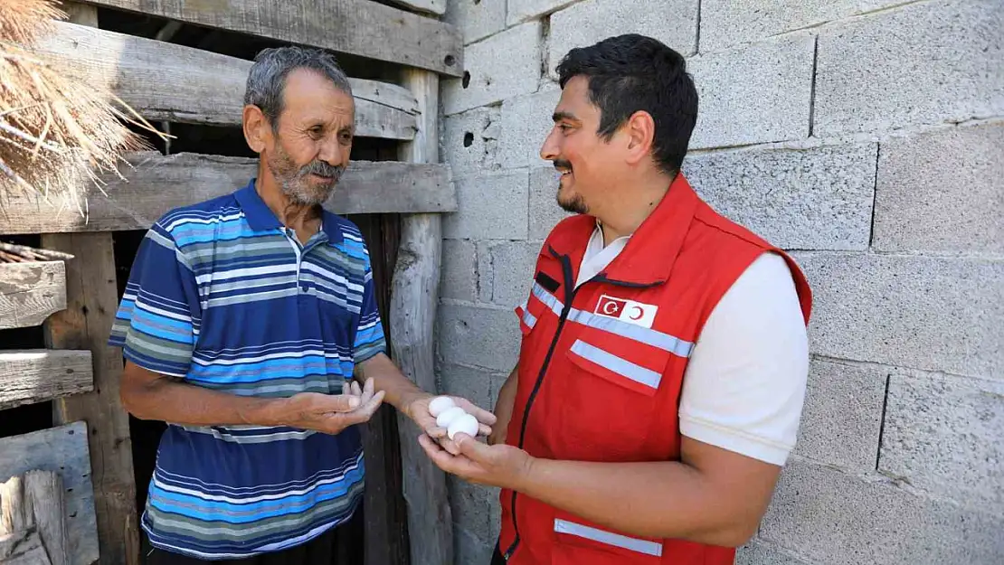 Türk Kızılay'dan depremden etkilenen 2 bin 797 çiftçiye 70,8 milyon destek