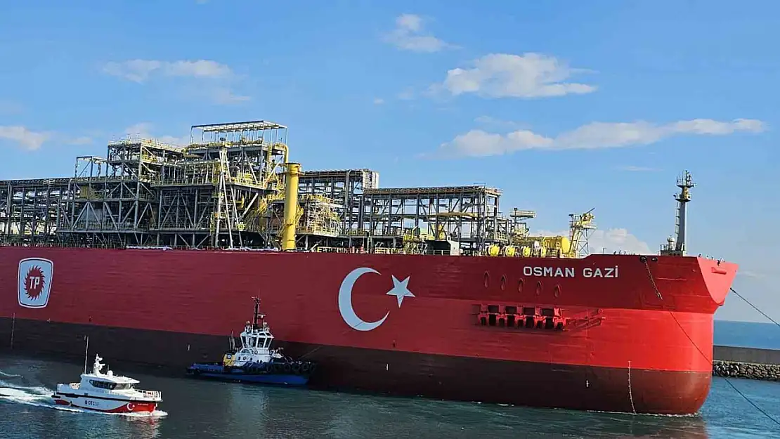 Türkiye'nin ilk yüzer gaz üretim platformu Osman Gazi Filyos Limanı'nda