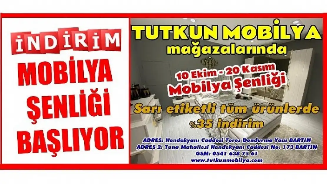 TUTKUN MOBİLYADA ŞENLİK BAŞLIYOR