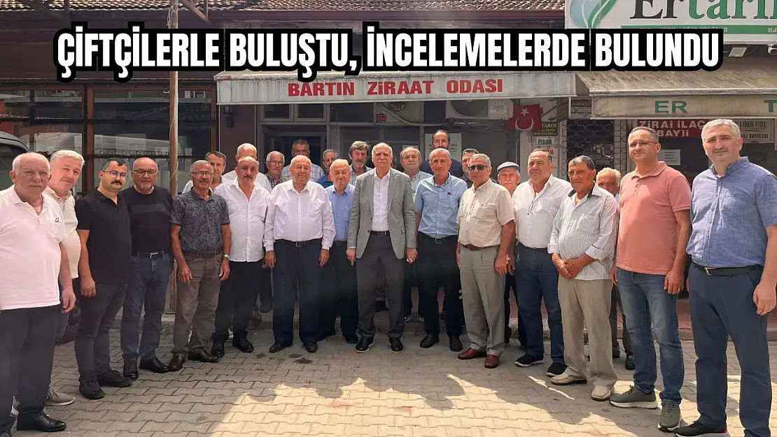 TZOB Genel Başkanı Şemsi Bayraktar Bartın'da