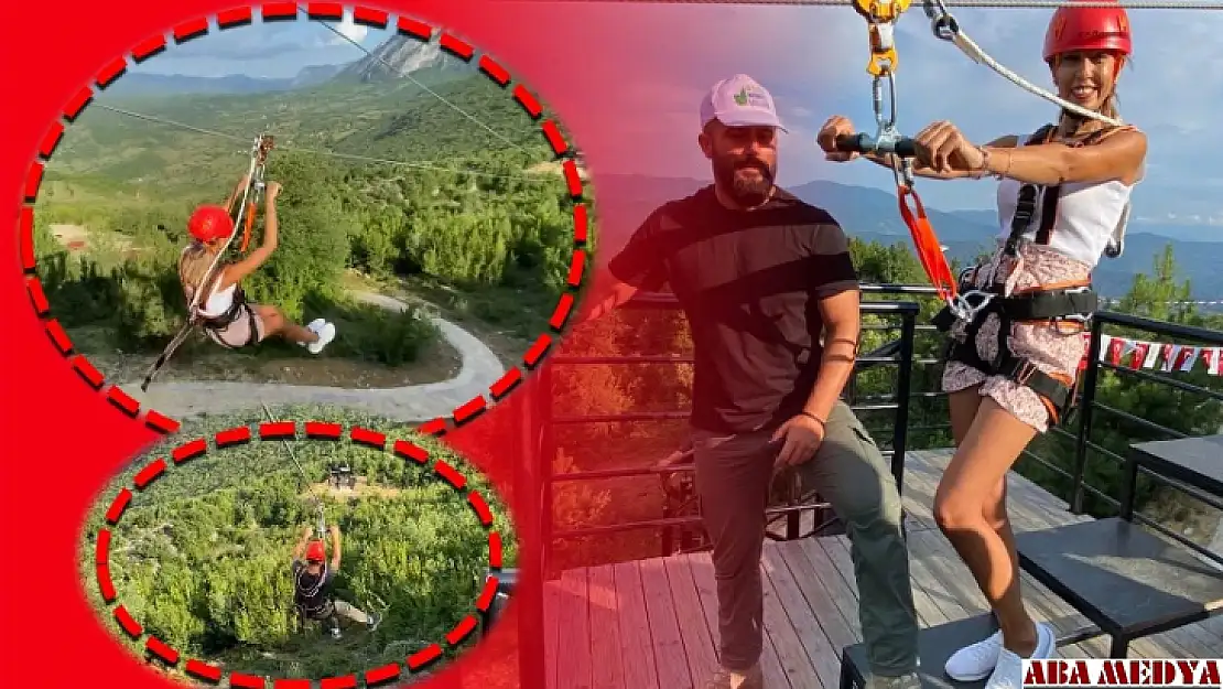 Ulus'ta Zipline heyecanı