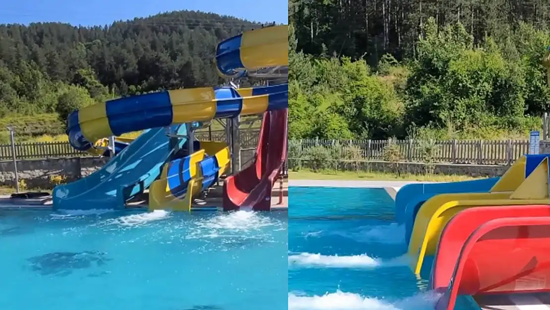 Ulus'ta Aqua Park yeni sezon için açıldı