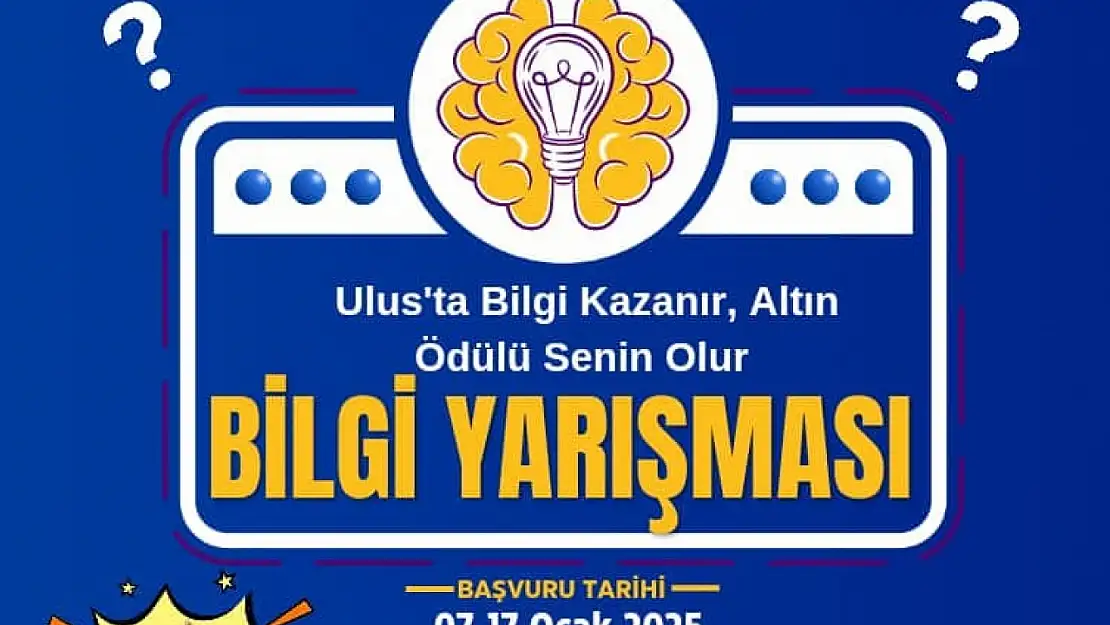 Ulus'ta bilgi yarışması düzenleniyor