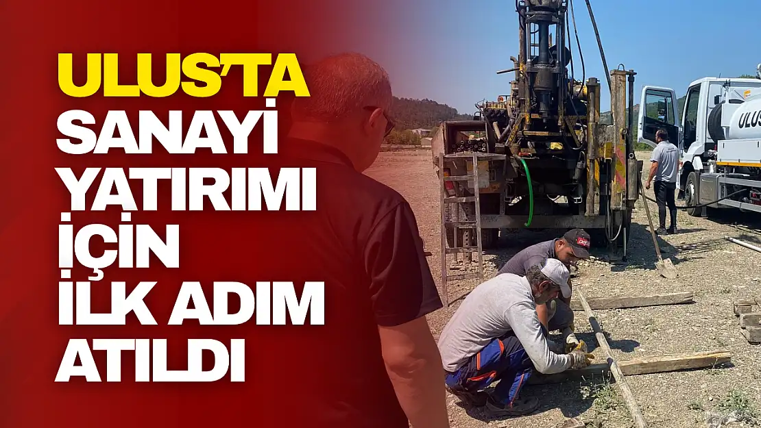 Ulus'ta Sanayi Yatırımı İçin İlk Adım Atıldı