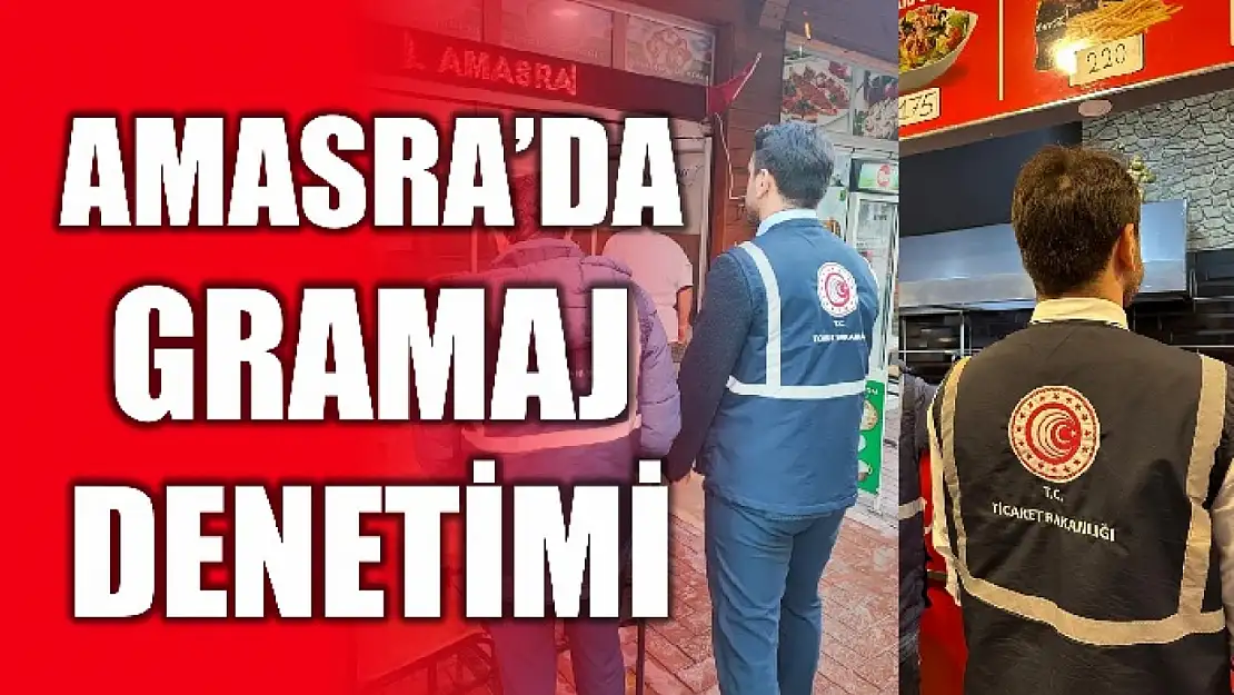 Ürünlerin ağırlığı ölçüldü