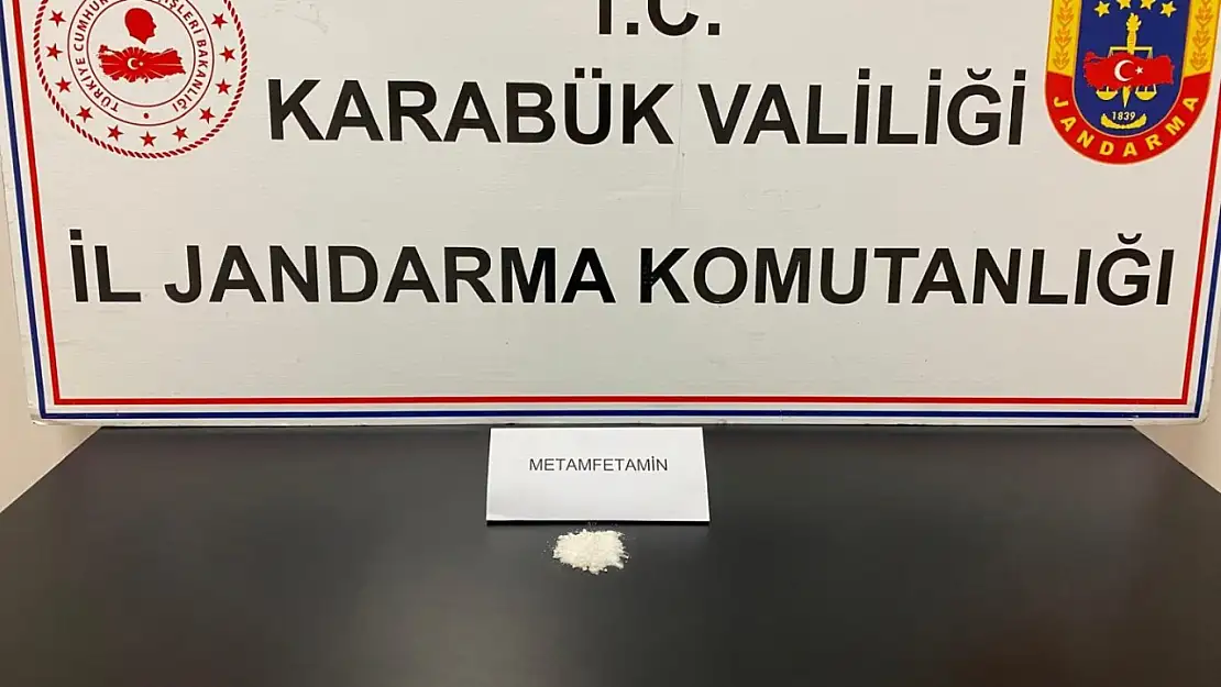 Uyuşturucu operasyonunda 8,13 gram metamfetamin ele geçirildi