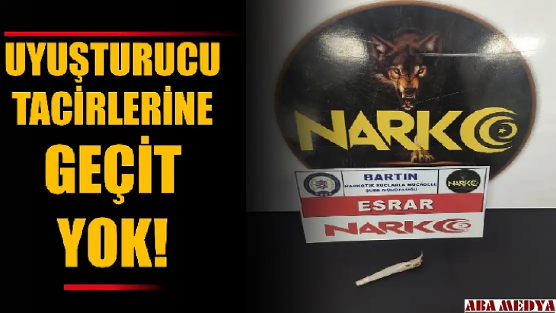 Uyuşturucu tacirlerine geçit yok