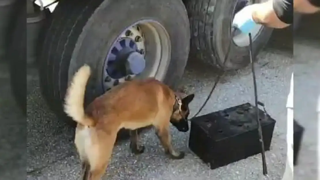 Tır aküsünde 22 kilo uyuşturucu bulundu