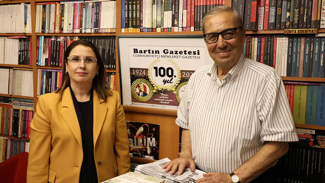 Vali Arslan, Bartın Gazetesi'nin 100'üncü yaşını kutladı