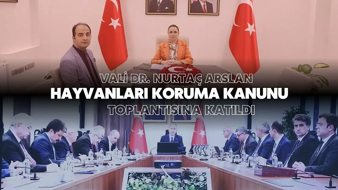 Vali Arslan, hayvanları koruma kanunu toplantısına katıldı