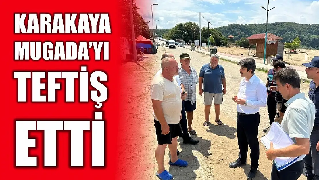 Vali Yardımcısı'ndan Mugada denetimi