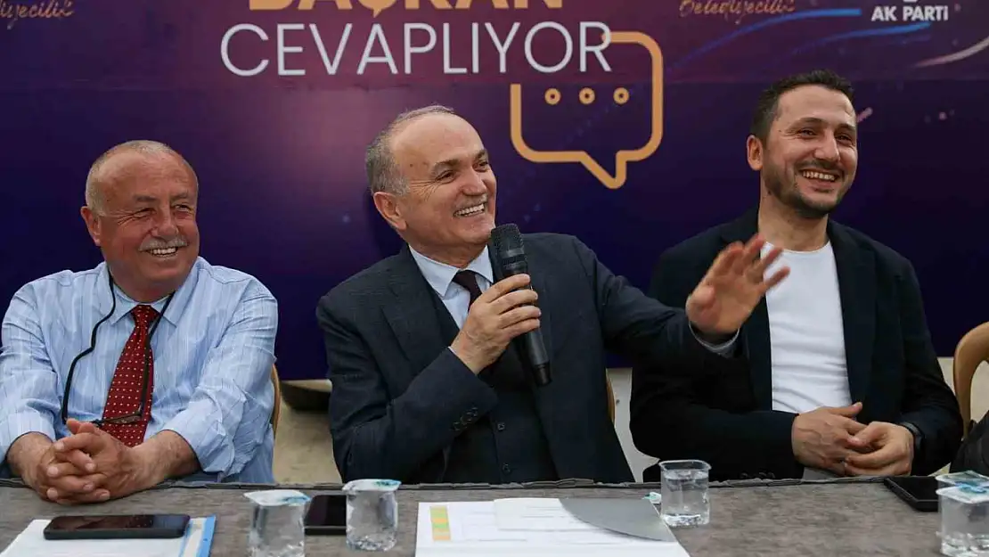 Vatandaş soruyor, başkan cevaplıyor