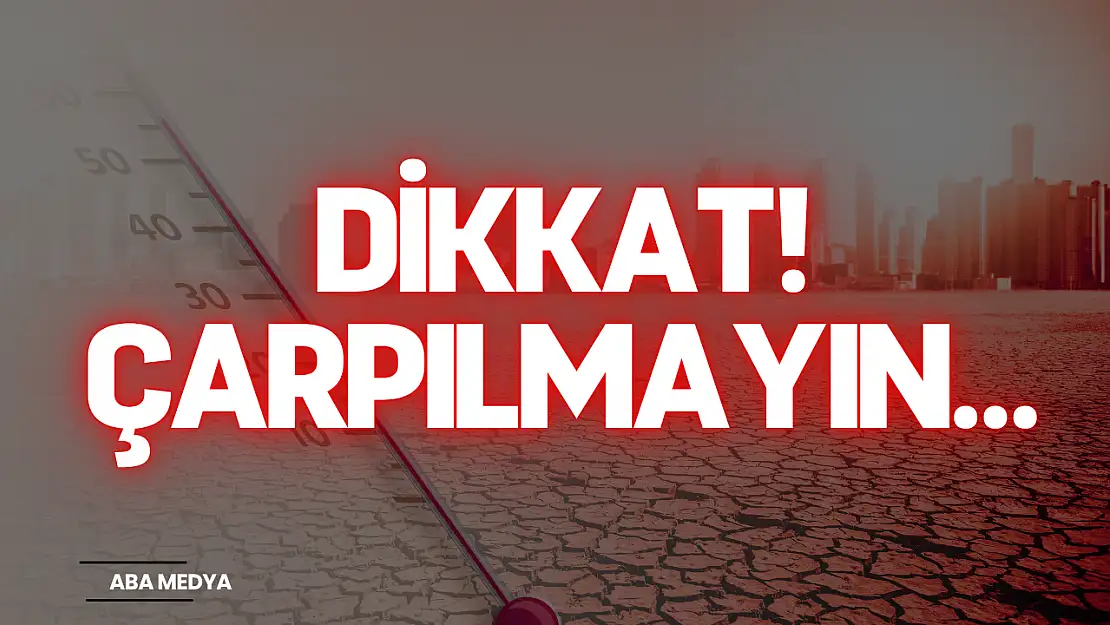 Vatandaşlar Dikkat! Çarpılmayın…