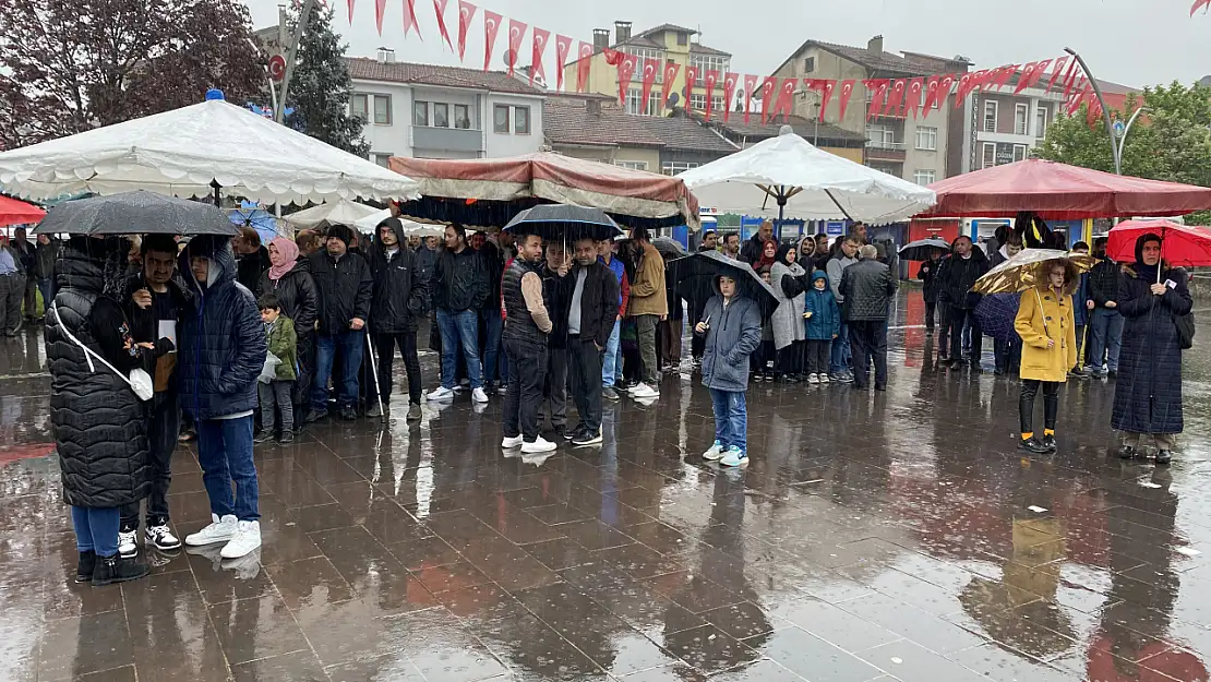 Yağmur altında TOGG heyecanı