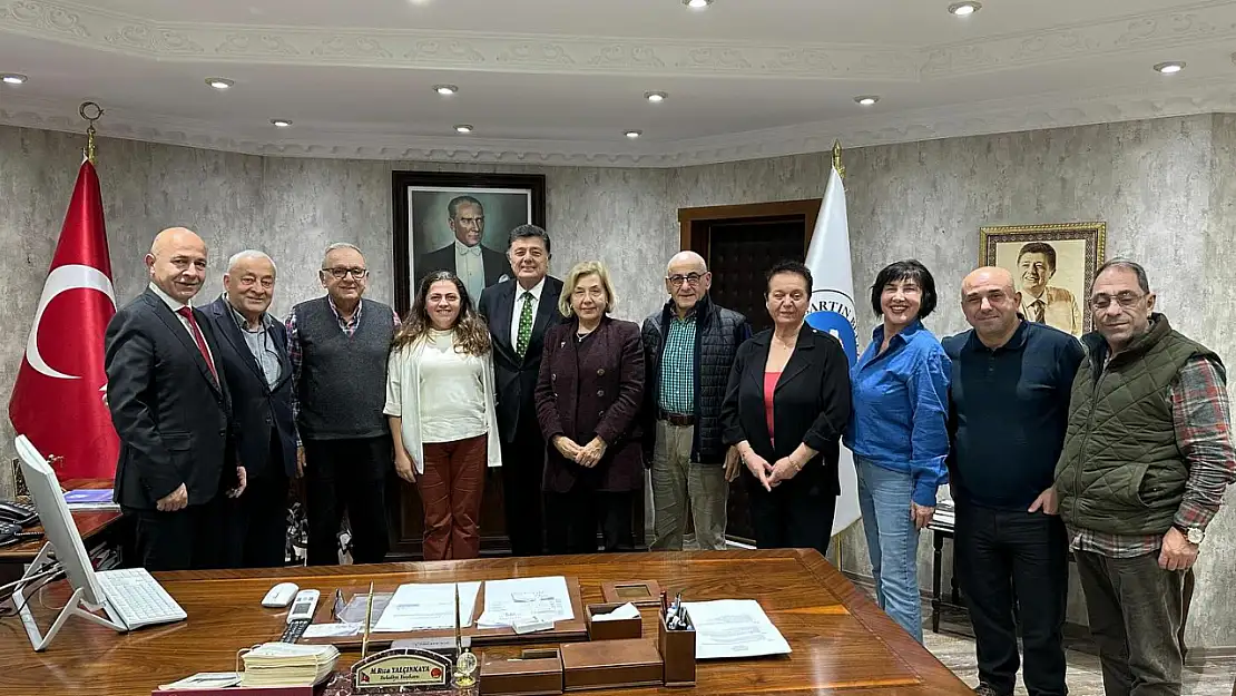 Yalçınkaya Koç Üniversitesi gönüllüleri ve basın heyetini ağırladı