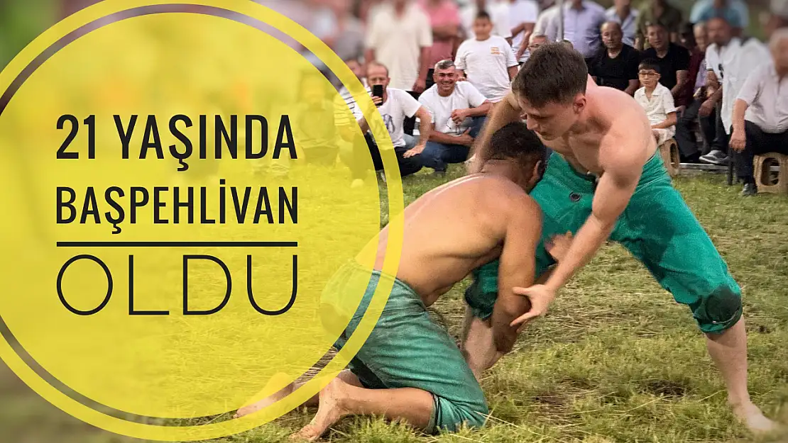 Yanaz'ın Başpehlivanı oldu