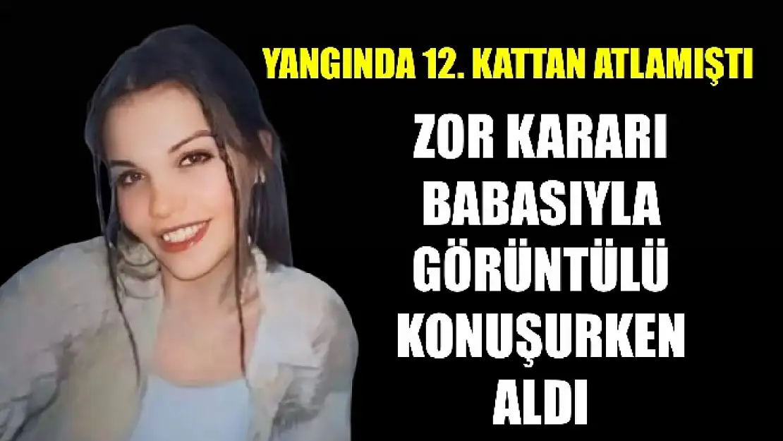 Yangında yürek burkan detay