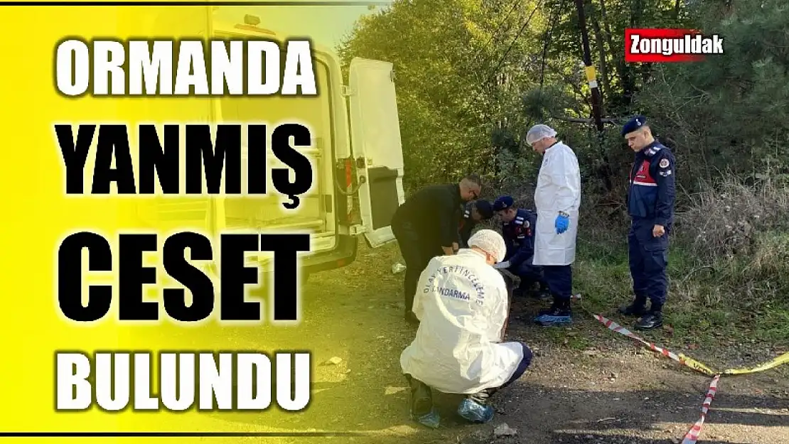 Yanmış ceset bulundu