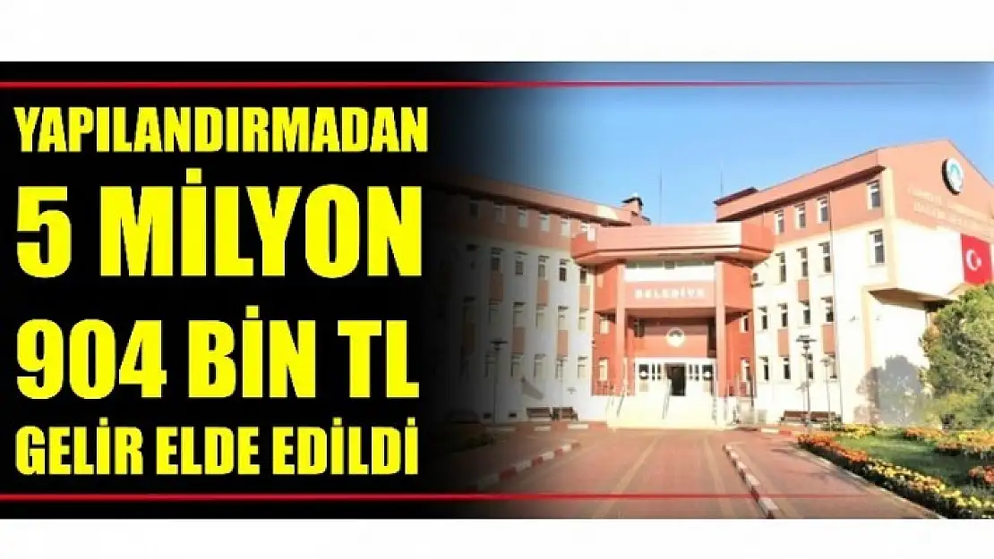 YAPILANDIRMADAN 2 BİN 923 KİŞİ FAYDALANDI