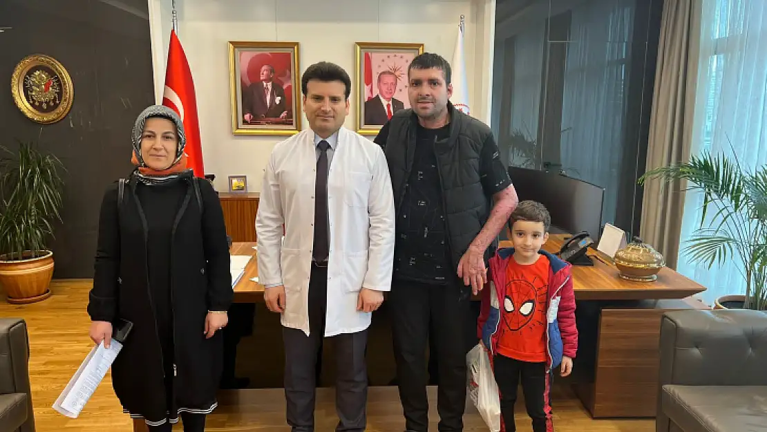 Yaralı madenci Erol Bulduk kontroller ve tedavisinin devamı için İstanbul'da