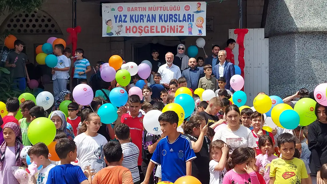 Yaz Kur'an Kursları coşkuyla başladı