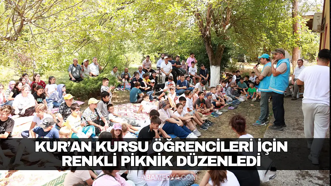 Yaz Kur'an Kursu Öğrencilerine Neşeli Piknik!