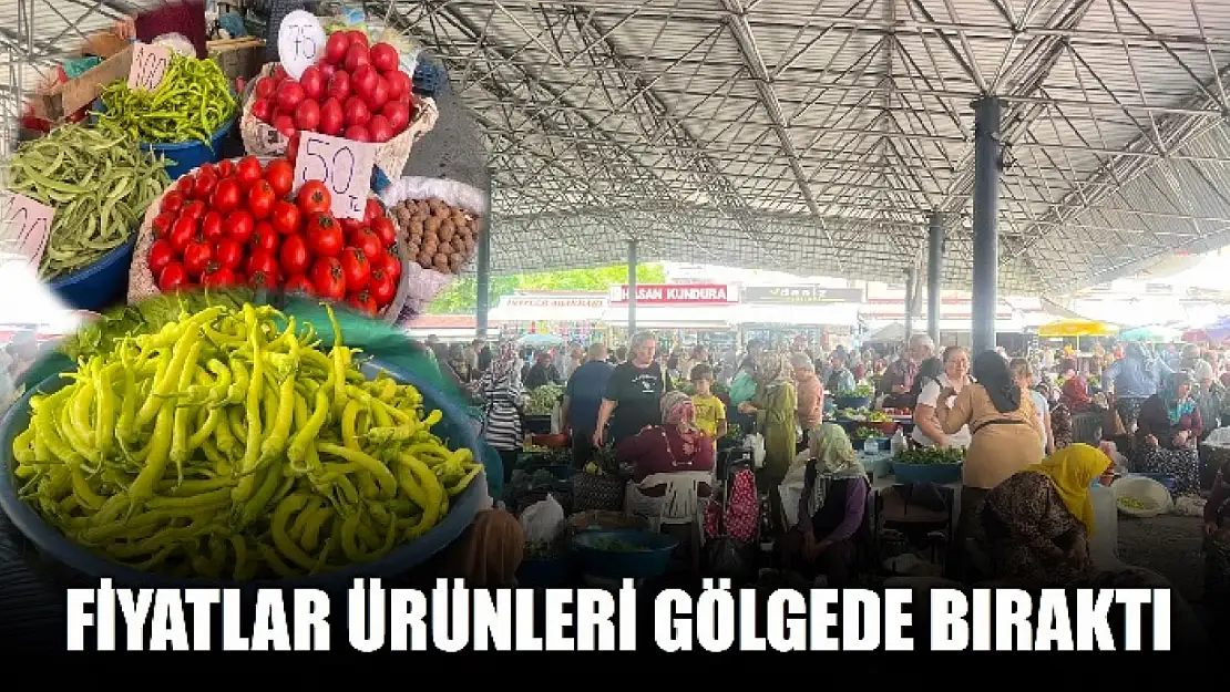 Yaz sebzeleri tezgaha indi