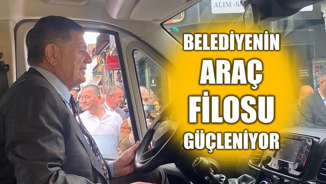 Yeni araçlar düzenlenen törenle hizmete alındı