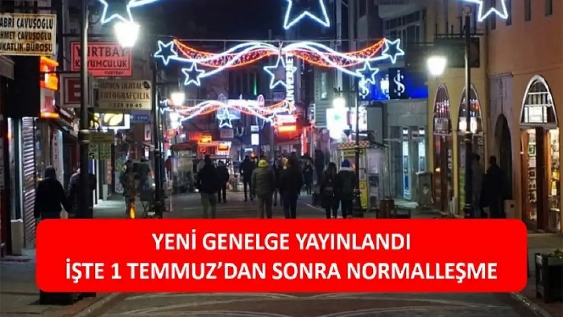 YENİ GENELGE YAYINLANDI