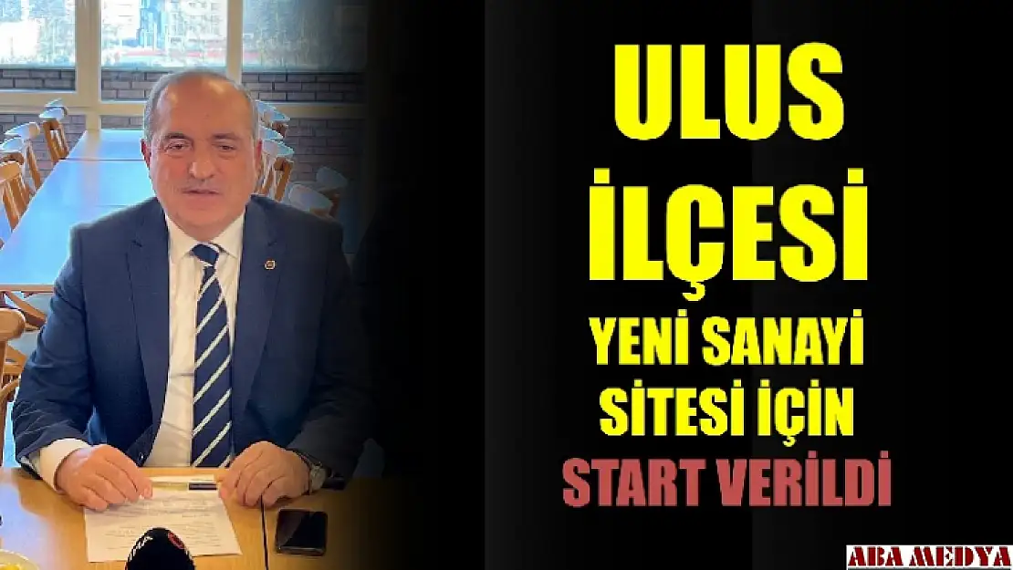 Yeni Sanayi Sitesi için start verildi