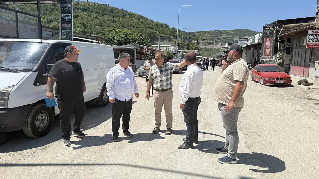 Yeni Sanayi Sitesi'nde Asfaltlama