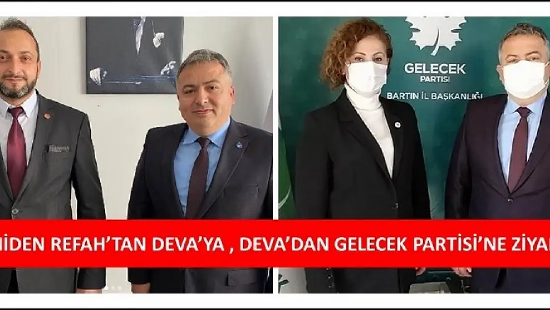 YENİDEN REFAH'TAN DEVA'YA, DEVA'DAN GELECEK PARTİSİNE ZİYARET