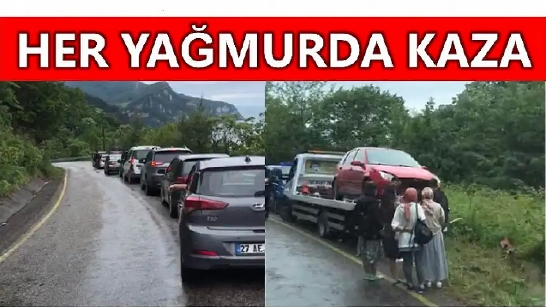 YİNE YAĞMUR YİNE KAZA!