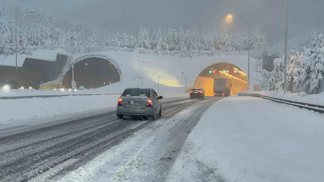 Bolu Dağı büyük araçlara kapatıldı